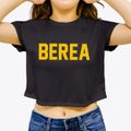 Berea Nebraska Classic Block Women's Crop Top additional product view 3