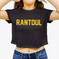 Rantoul Illinois Classic Block Women's Crop Top additional view 3