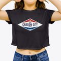 Carson City Nevada Diamond Star Women's Crop Top additional view 3