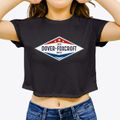 Dover-foxcroft Maine Diamond Star Women's Crop Top additional view 3