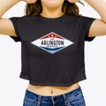 Arlington Massachusetts Diamond Star Women's Crop Top additional view 3