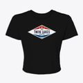 Twin Lakes Minnesota Diamond Star Women's Crop Top additional view 1