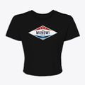 Monowi Nebraska Diamond Star Women's Crop Top additional product view 1