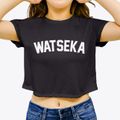 Watseka Illinois Classic Curve Women's Crop Top additional view 3