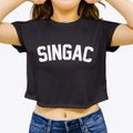 Singac New Jersey Classic Curve Women's Crop Top additional view 3