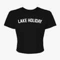 Lake Holiday Illinois Classic Curve Women's Crop Top additional view 1