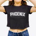 Phoenix Oregon Classic Curve Women's Crop Top additional product view 3