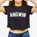 Angwin California Classic Curve Women's Crop Top additional view 3