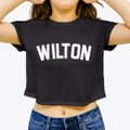 Wilton Iowa Classic Curve Women's Crop Top additional view 3