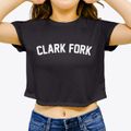 Clark Fork Idaho Classic Curve Women's Crop Top additional product view 3