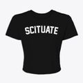 Scituate Massachusetts Classic Curve Women's Crop Top additional view 1