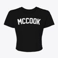 Mccook Illinois Classic Curve Women's Crop Top additional product view 1