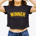 Winner South Dakota Classic Curve Women's Crop Top additional view 3