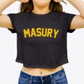 Masury Ohio Classic Curve Women's Crop Top additional product view 3