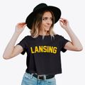 Lansing Illinois Classic Curve Women's Crop Top additional view 2