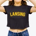 Lansing Illinois Classic Curve Women's Crop Top additional view 3