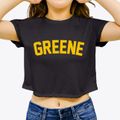 Greene Iowa Classic Curve Women's Crop Top additional view 3