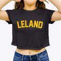 Leland Illinois Classic Curve Women's Crop Top additional view 3
