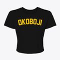 Okoboji Iowa Classic Curve Women's Crop Top additional view 1