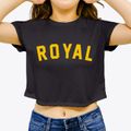 Royal Iowa Classic Curve Women's Crop Top additional view 3