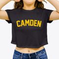 Camden New Jersey Classic Curve Women's Crop Top additional view 3
