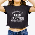 Hanover Illinois Athletic Dept Women's Crop Top additional view 3