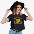 Olympia Washington Athletic Dept Women's Crop Top additional view 2