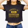 Dennison Ohio Athletic Dept Women's Crop Top additional product view 3