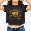 St. Charles Michigan Athletic Dept Women's Crop Top additional view 3