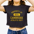 Cambridge Iowa Athletic Dept Women's Crop Top additional view 3