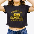 Gambell Alaska Athletic Dept Women's Crop Top additional view 3