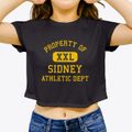 Sidney Arkansas Athletic Dept Women's Crop Top additional product view 3