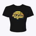 Wylie Texas Sublime Sunset Women's Crop Top additional product view 1