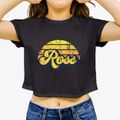 Ross California Sublime Sunset Women's Crop Top additional view 3