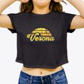 Verona Pennsylvania Sublime Sunset Women's Crop Top additional view 3