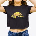 Key Vista Florida Sublime Sunset Women's Crop Top additional view 3