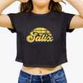 Salix Pennsylvania Sublime Sunset Women's Crop Top additional view 3