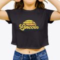 Lincoln Montana Sublime Sunset Women's Crop Top additional view 3