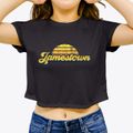 Jamestown Pennsylvania Sublime Sunset Women's Crop Top additional view 3