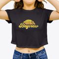 Bayview Wisconsin Sublime Sunset Women's Crop Top additional view 3