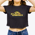 Willmar Minnesota Sublime Sunset Women's Crop Top additional product view 3