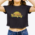 Comfrey Minnesota Sublime Sunset Women's Crop Top additional product view 3