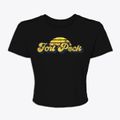 Fort Peck Montana Sublime Sunset Women's Crop Top additional view 1
