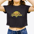 Zanesfield Ohio Sublime Sunset Women's Crop Top additional view 3