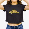 Michiana Michigan Sublime Sunset Women's Crop Top additional view 3