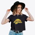 Hoffman Oklahoma Sublime Sunset Women's Crop Top additional product view 2
