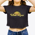 White Mesa Utah Sublime Sunset Women's Crop Top additional view 3