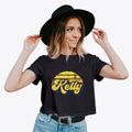 Kelly Wyoming Sublime Sunset Women's Crop Top additional view 2