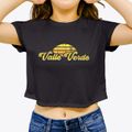 Valle Verde Texas Sublime Sunset Women's Crop Top additional view 3