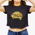 Olney Illinois Sublime Sunset Women's Crop Top additional view 3